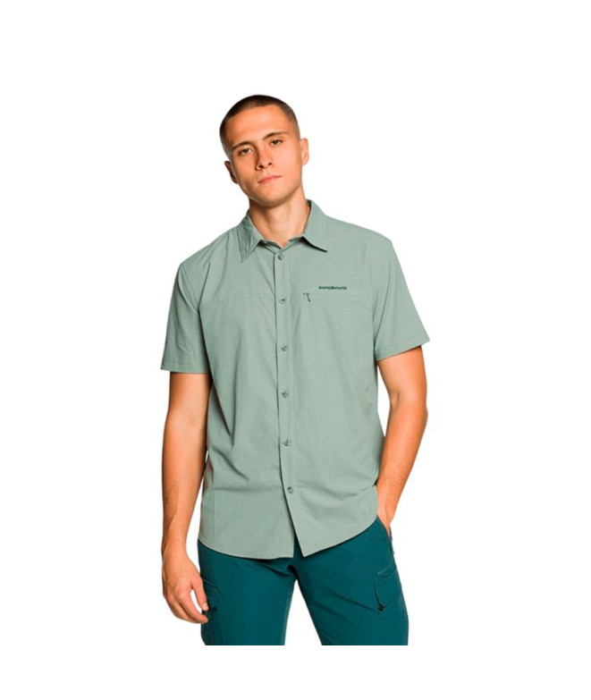 Camisa Trangoworld Esera Df Homem Cinza Azulado