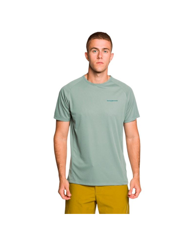 Camiseta Trangoworld Couvet Homem Cinza Azulado