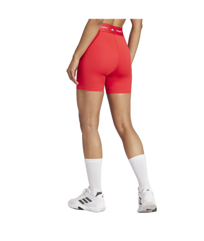 Malhas de Fitness adidas Techfit Sho Mulher Rubpur