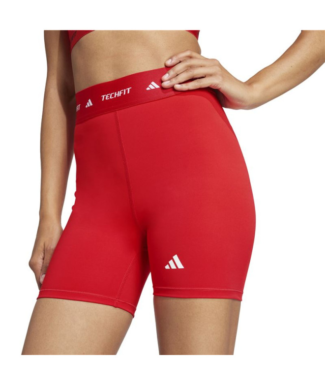 Malhas de Fitness adidas Techfit Sho Mulher Rubpur