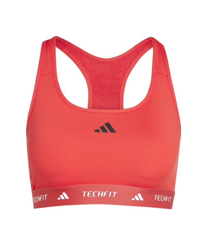 Sujetador Deportivo de Fitness adidas Techfit Bra Mujer Rubpur