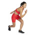 Sutiã esportivo de Fitness adidas Techfit Bra Mulher Rubpur