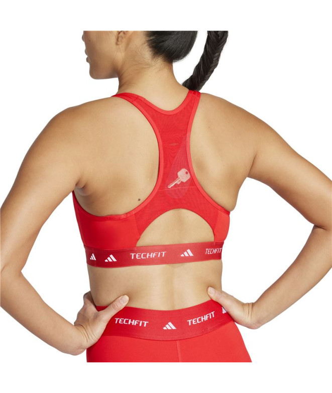 Sutiã esportivo de Fitness adidas Techfit Bra...