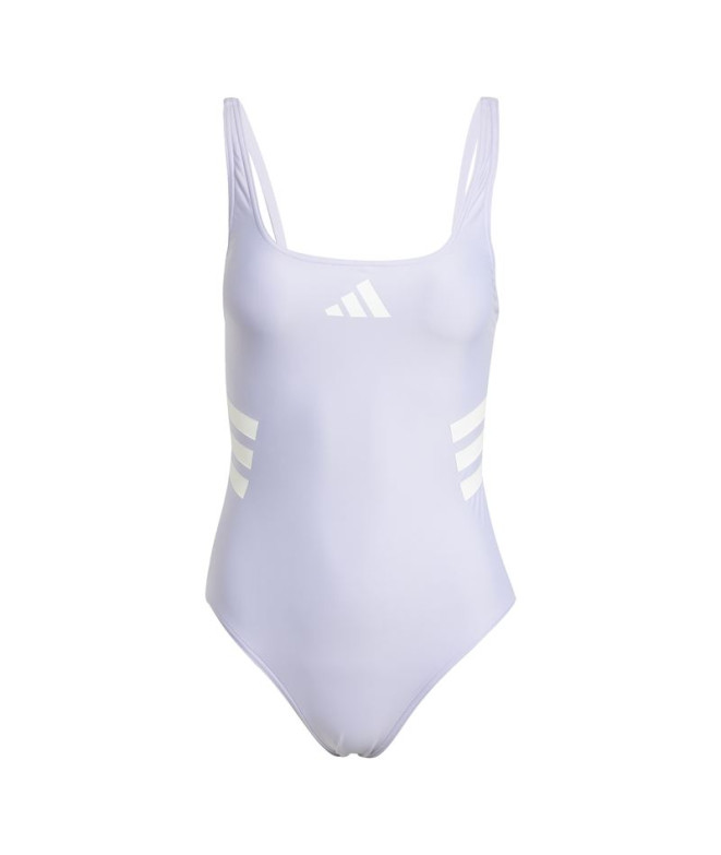 Bañador de Natación adidas 3Bandas Uback Suit Mujer Tonvio/Vaicál