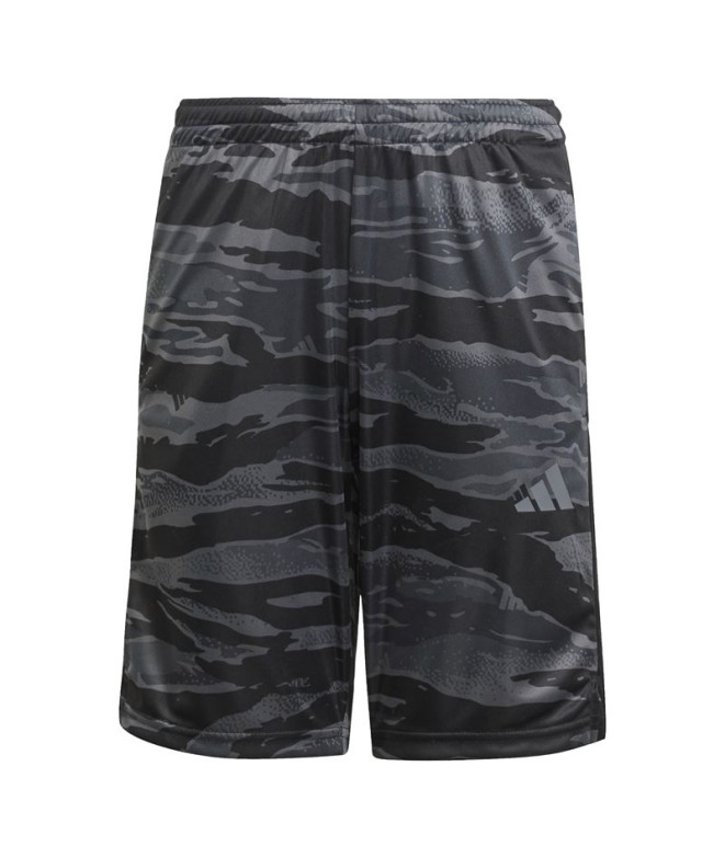 Calça de Fitness adidas Tr-Es Cam Sho Infantil Preto