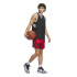 Pantalones de Baloncesto adidas Crazylite Aop 2 Hombre Rubpur/Negro