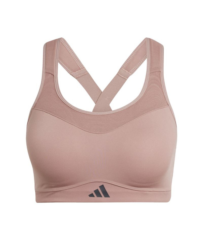 Sujetador Deportivo de Fitness adidas Tlrdim Hs Bra Mujer Rosa