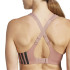 Sutiã esportivo de Fitness adidas Tlrdim Hs Bra Mulher Rosa