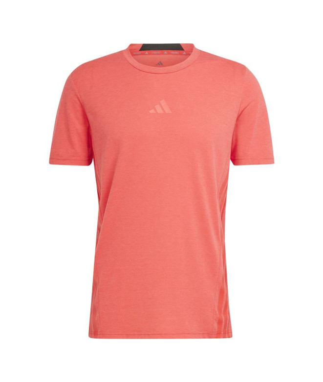 Camiseta de Fitness adidas D4T 3Bandas Hombre Rubpur