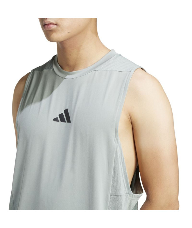 T-shirt de Fitness adidas D4T Int. Tank Homme Vert