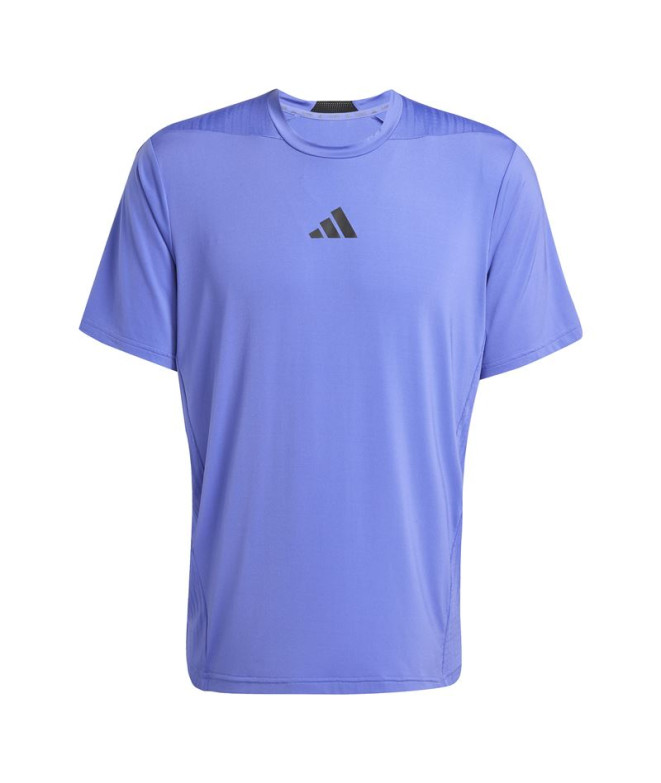 Camiseta de Fitness adidas D4T Int. Hombre Azul