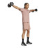 Camiseta de Fitness adidas Power 3Bandas Homem Rosa