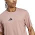 Camiseta de Fitness adidas Power 3Bandas Homem Rosa
