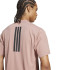 Camiseta de Fitness adidas Power 3Bandas Hombre Rosa