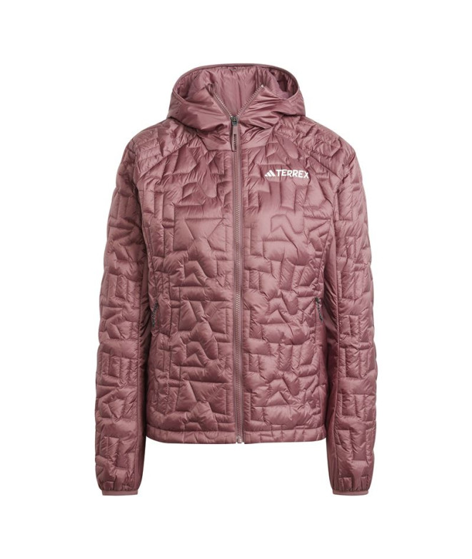 Chaqueta adidas Terrex Xperior Primaloft Loose Fill Insulated Mujer Granate