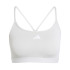 Brassiere de sport de Fitness adidas Aerct Ls Bra Femme Bleu
