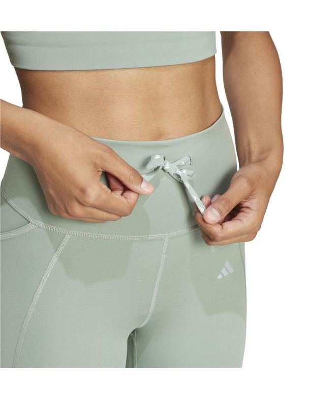 Mallas De Running adidas Run Ess 1/1 Mujer Verde