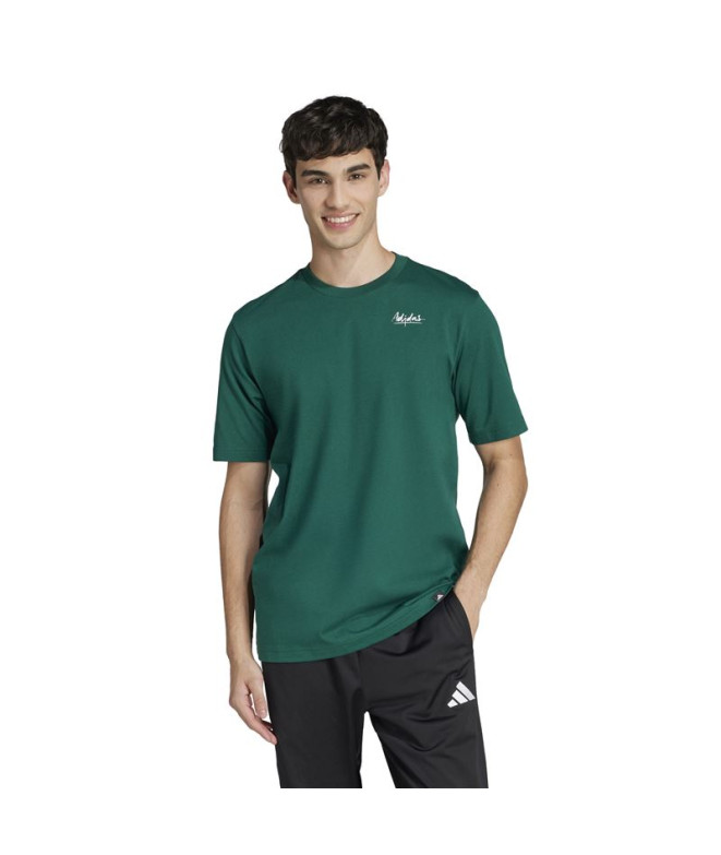 T-shirt Adidas Sl Bowl Homme Vert Foncé