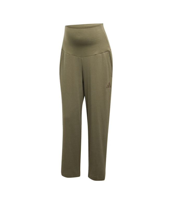 Mallas Adidas Maternity Mujer Verde Oscuro