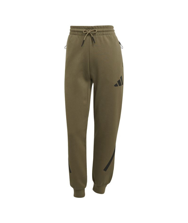 Pantalones Adidas Z.N.E. Mujer Verde Oscuro