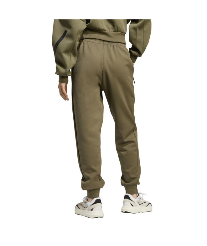 Pantalons Adidas Z.N.E. Femme Vert Foncé