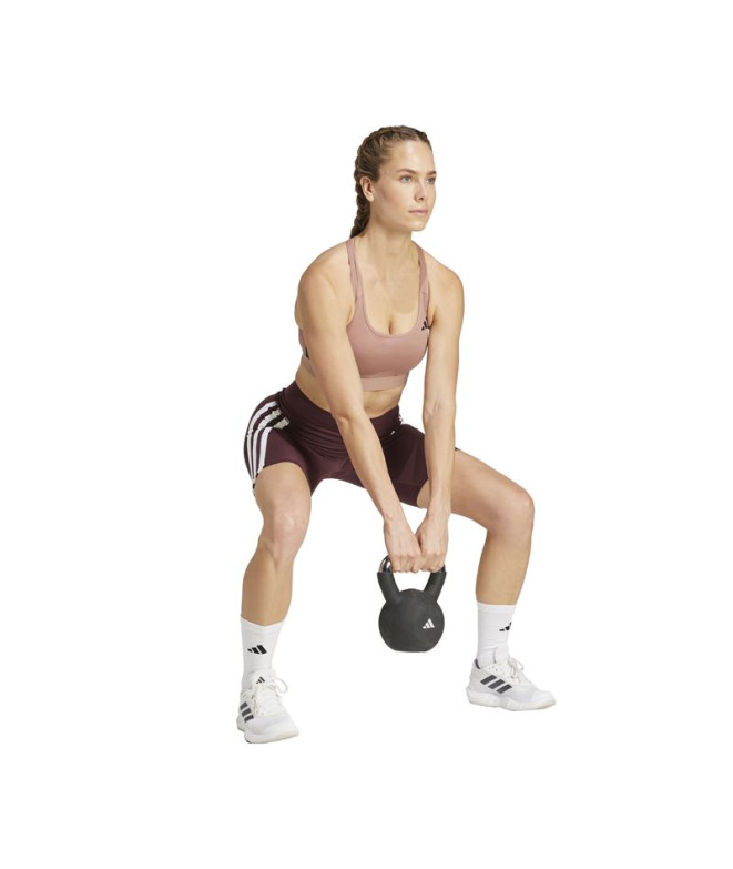 Malhas De Fitness Adidas Opt Ess 3Bandas Mulher...