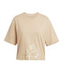 Camiseta Adidas Rc 3 Bandas Sj Tlr Mujer Gris Claro