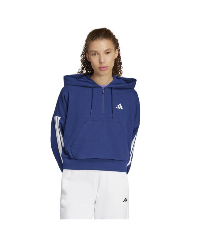 Sweat adidas 3 Bandas French Terry Qz Hd Femme...