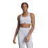 Sutiã esportivo De Fitness adidas Tlrdim Hs Bra Mulher Prata