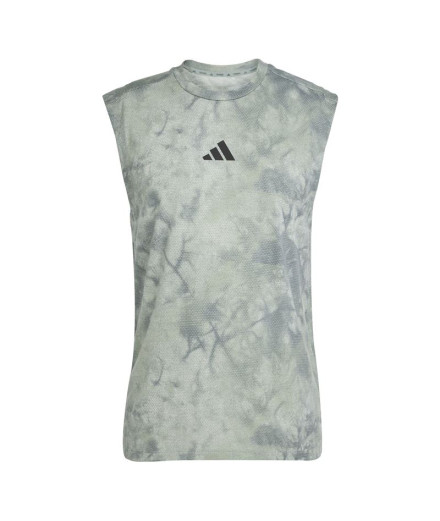 T-shirt de Fitness adidas Power Aop Tank Homme Argent