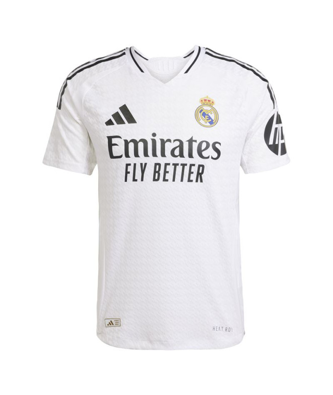 Camiseta De Fútbol Adidas Real H Jsy Au Hombre Blanco