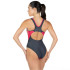 Bañador Aquarapid Costume Mujer Gris Titanio