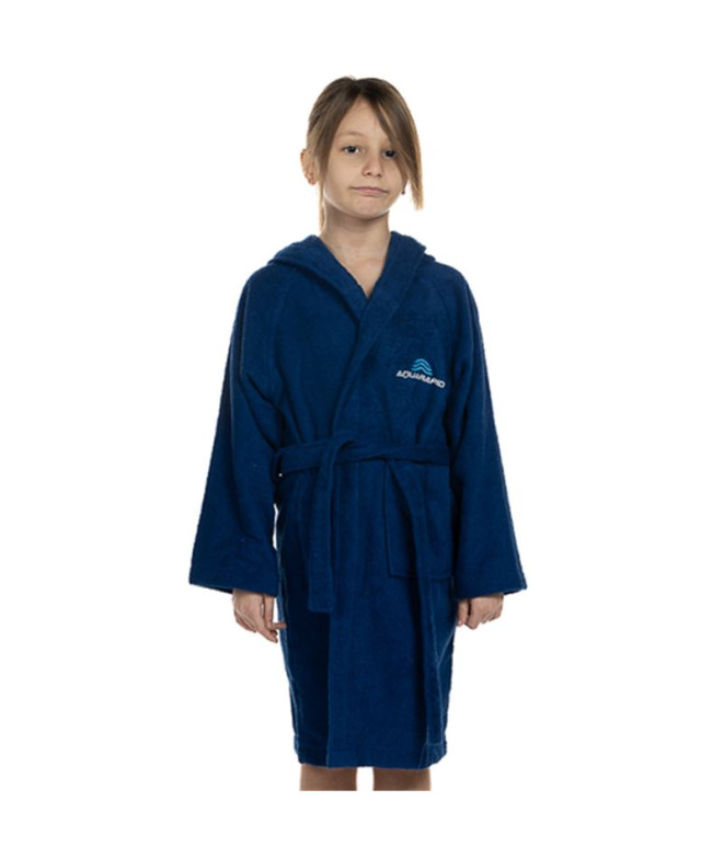 Toalla de Natación Aquarapid Accappatoio Blue Infantil