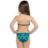 Fato de banho de Natação Aquarapid Costume 2Pz Fl.Green/Royal Menina