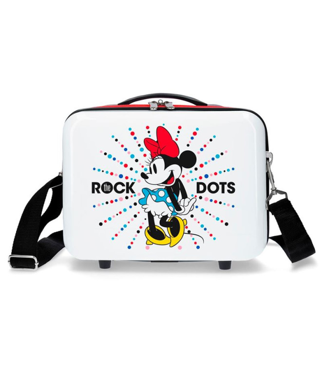 Neceser Disney Adapt. Abs Vanity Case. Minnie Magic Blanco