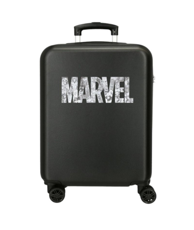 Trolley Marvel Abs 55Cm.4R.Power Marvel Grey Negro Negro