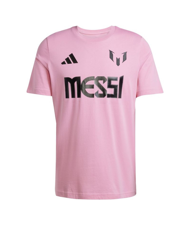 Camiseta De Fútbol Adidas Messi N&N G Hombre Rosa