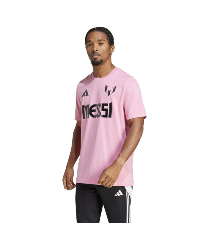 Camiseta De Futebol Adidas Messi N&N G Homem Rosa