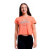 Camiseta name it Nkfvilma Capsl Crop F1 Carmine Rose Infantil