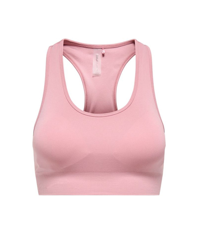 Sujetador deportivo Only Onpdaisy-2 Seam Noos Lilas Mujer