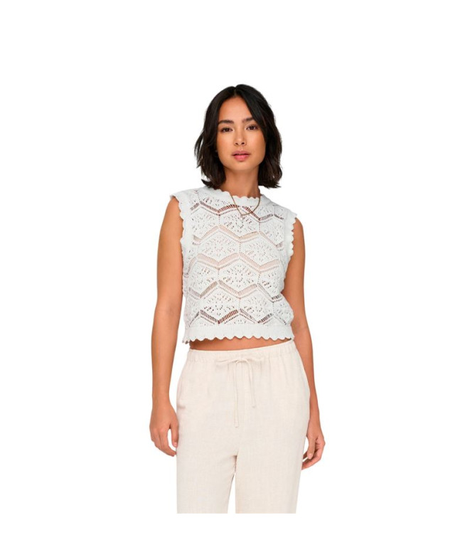 Camiseta Only Onlfrida Life Sl Structure Knt...