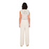 Camiseta Only Onlfrida Life Sl Structure Knt Cloud Dancer Mujer