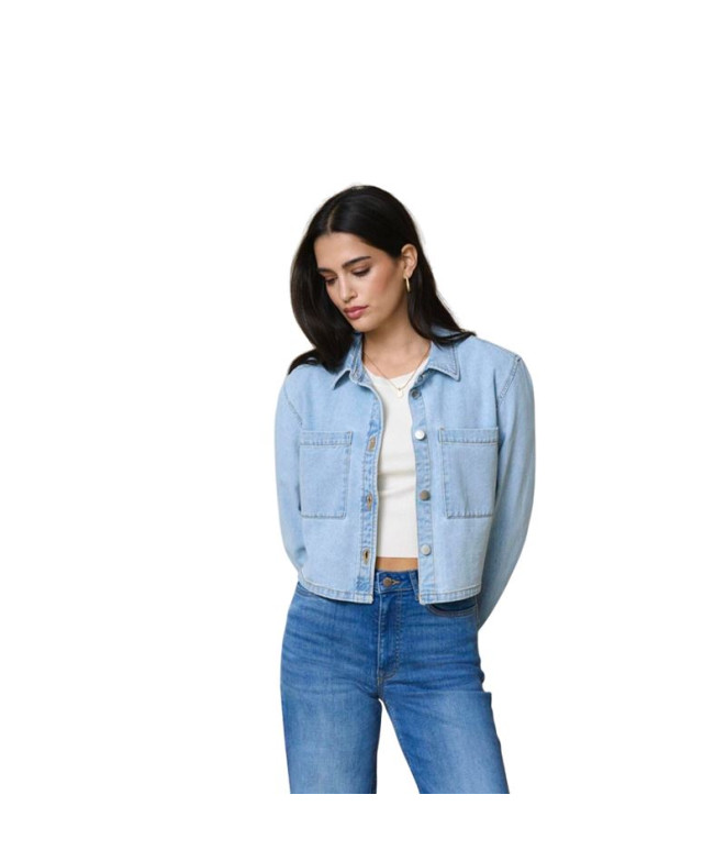 Camisa Only Jdymarly  Boxy Shacket Dnm Noos...