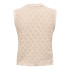 Chaleco Only Onlchili S/L String Vest Knt Noos Mujer Ecru