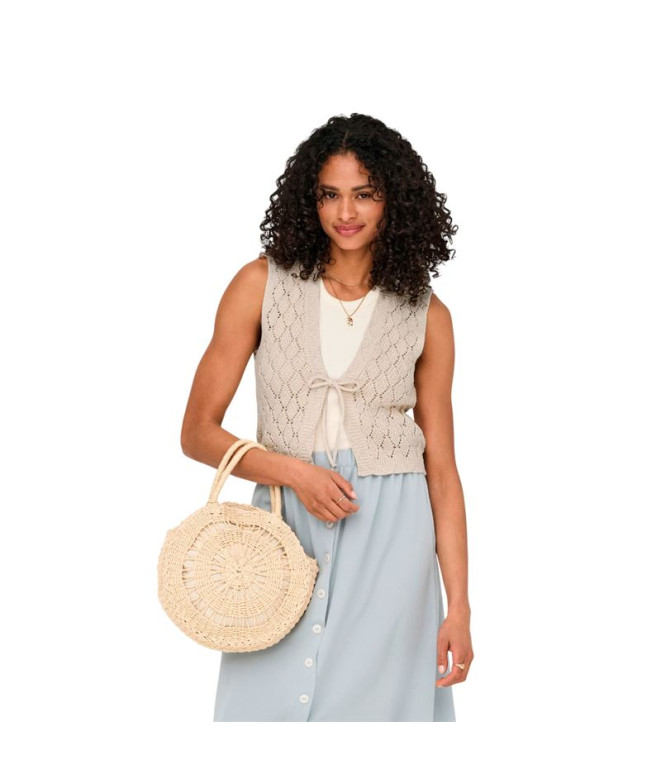 Chaleco Only Onlchili S/L String Vest Knt Noos...