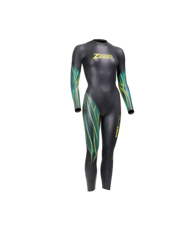 Neopreno de Natación Zoggs Hypex Ultra Fs Mujer Negro/Amarillo