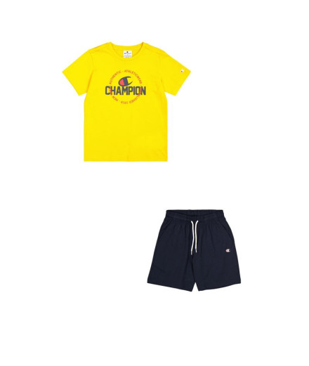 Survêtement Champion Enfant Jaune/Marin