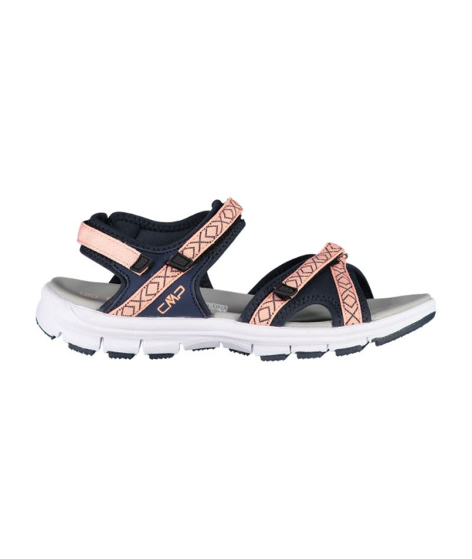 Sandalias de Montaña CMP Almaak Hiking Mujer Azul/Melocotón