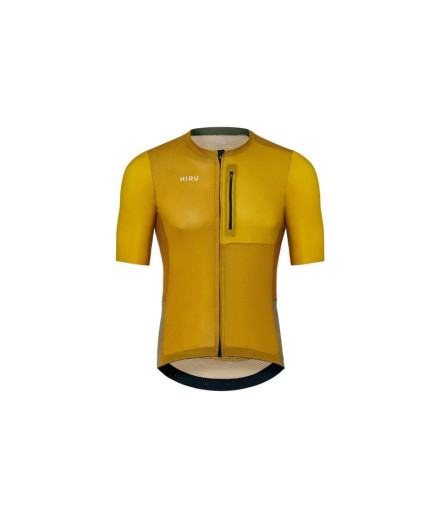 Maillot de Ciclismo Hyru Advanced Cargo Homem Mostarda