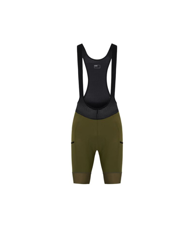 Culotte de Ciclismo Hyru Adv Cargo Bibshort Hombre Oliva